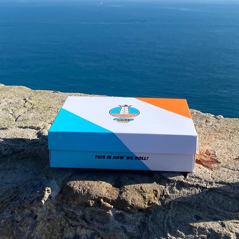 Box Porto Sushi sugli scogli con vista mare — Argentario